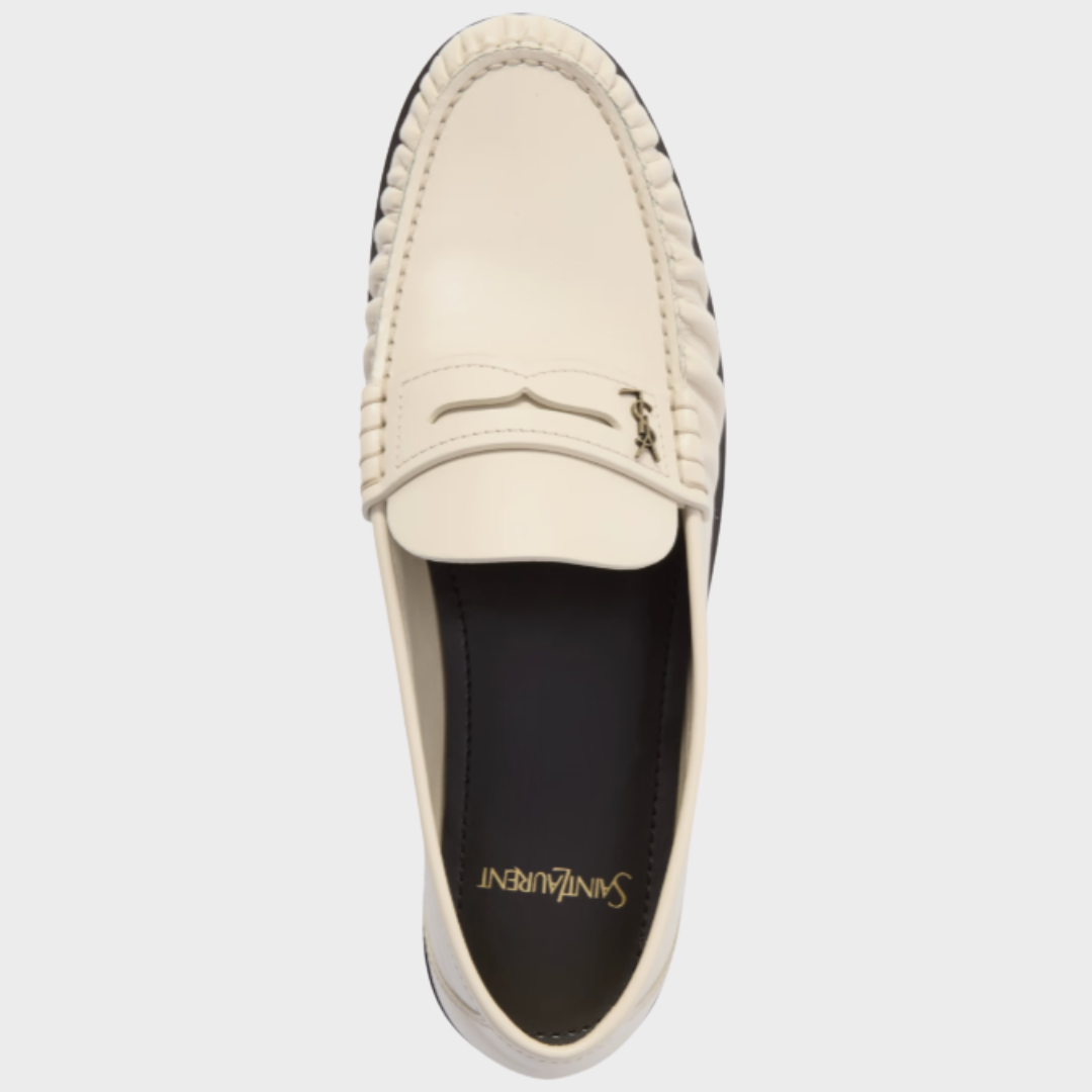 Saint Laurent Penny Loafers Bej